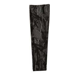 Black Grey Camo Arm Sleeve Compression Large XL Tactical Athletic UV Cover